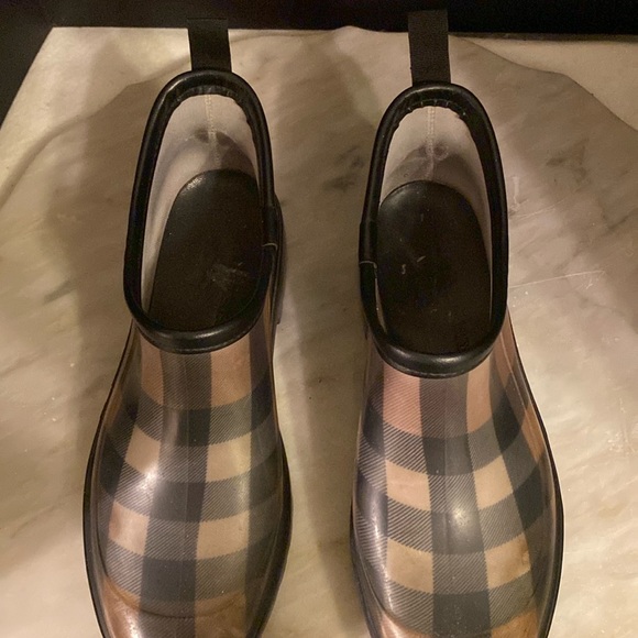 Burberry nova check short rain boots size 38 - Picture 6 of 13